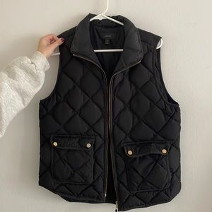 J Crew Quilted vest. Preowned and slightly used.
